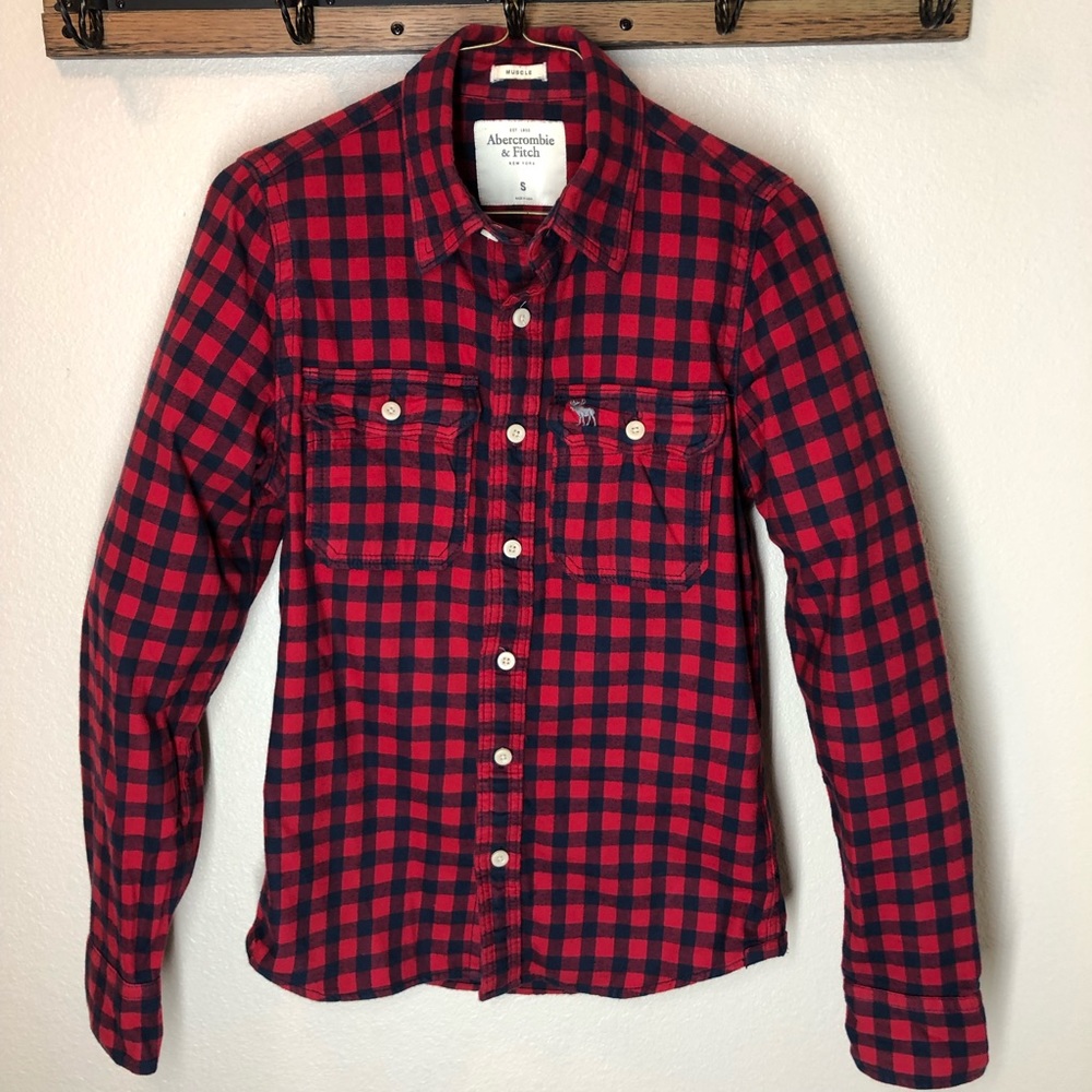 Abercrombie and Fitch Thick button down shirt.